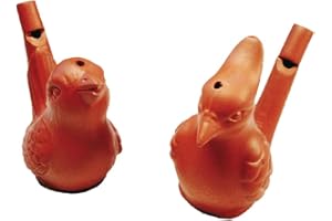 GOKI Richiamo per Uccelli in Terracotta Fischietto ad Acqua 1 Pezzo