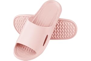 AUFIKR Sandały uniseks kapcie prysznicowe wsuwane sandały otwarte palce łazienka plaża kryty dom buty