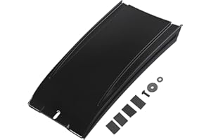 XMMT Motorcycle Black ABS Plastic Lower Dash Panel Extension for Harley Softail FXST FLST 2000-2017