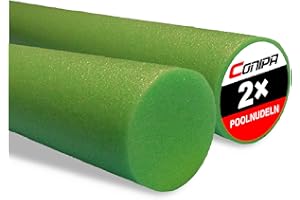 ‎CONIPA Conipa® - 2 x Schwimmnudeln im Set (160 x 7 cm) Kinder & Erwachsene (aus Schaumstoff) - Poolnudel & Pool-Spielzeug Set ab 3-10 Jahre (Made IN Europe) - Pool Wassernudel & Pool-Nudel