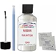 SCOOBYS PAINTS BACK IN THE MIX Touch Up Paint For Nissan Qashqai Pearl White Qab Qab 2008-2022 30Ml Bottle Brush Scratch Stone Chip Repair Pen