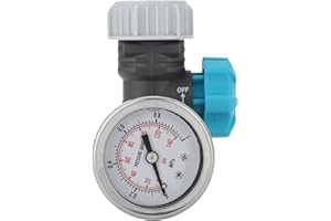 VOLUXE Water Pressure Valve, High Accuracy Pressure Reducer, Irrigation Controller Pressure Regulator Valve Lawn for Greenhouse