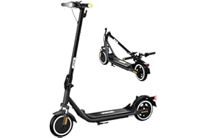 RCB Trottinette Électrique Adulte, Jusqu'à 25 km/h, Pneus Solides 8.5''-10'',300W-400W, 7.8-10.4Ah,Autonomie 23-35KM, Clignotants, Contrôle APP, Charge Max 120/150kg, Pliable Scooter,Double Frein