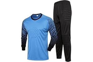AIGOUT Maglie e pantaloni da portiere da calcio per bambini e ragazzi
