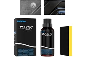 KANGXIN Plastic Restorer,Car Plastic Restorer Black,Nano Plastic Refreshing,Plastic Parts Refurbish Agent,Car Interior Cleaner,Plastic Revitalizing Coating,Car Cleaning Products,Restorer Prevents Drying Aging