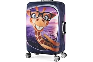 7-Mi 3D Print Design Reisen Koffer Schutz Trolley Case Cover 19"-32" Sleeve