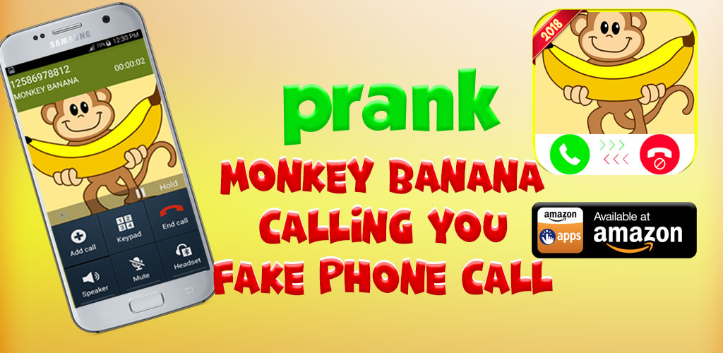 Monkey Banana Calling You Free Fake Phone Call Id 2018 Prank Amazon De Apps Spiele