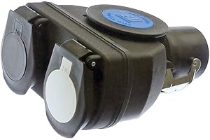 FW Fahrzeugbedarf Wilms Adaptateur court 15 broches vers 2 x 7 broches p.f. remorque camion