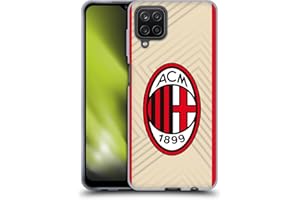 Head Case Designs Licenza Ufficiale AC Milan Away 2021/22 Kit Crest Custodia Cover in Morbido Gel Compatibile con Samsung Galaxy A12 (2020)