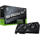 MSI VGA GEFORCE RTX 5080 16G SHADOW 3X OC RTX5080 16GB GDRR7 256 B DX12 PCIE 5.0 X16 (3XDP 1XHDMI)