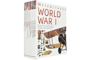 DK Eyewitness Collection 15 Books Set (Human Body,Ocean,Volcano & Earthquake,Animal,Planets,Periodic Table,Dinosaurs,Mythology,Ancient Egypt,Tudor,Victorians,Ancient Rome,Ancient Greece and More) - DK