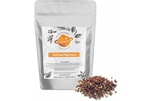 Sichuan | Szechuan | Sechuan | Szechwan Pepper Red Peppercorns Whole (China) by Spice Planet® 25g-1.9kg (50 Grams)