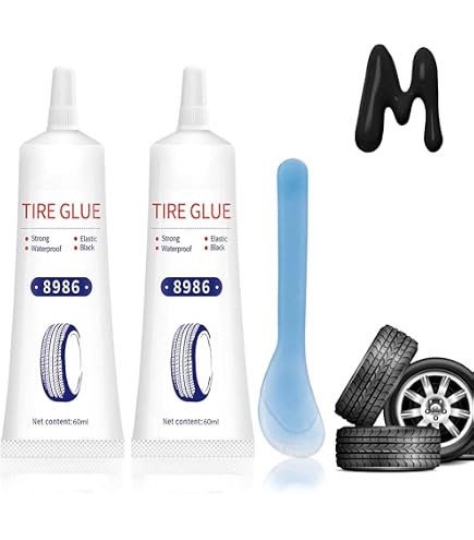 Kit De 40 Clous En Caoutchouc Pour Réparation De Pneu - 20 Grands + 20 Petits, Avec Tournevis, Universel