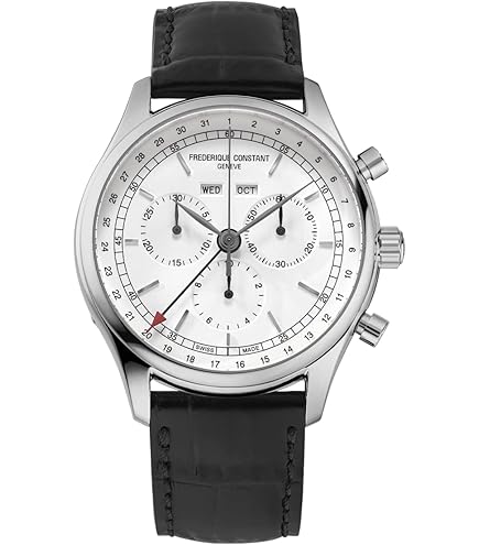 Frederique Constant Orologio Automatico Uomo Classics - Cassa 40mm, Quadrante Nero, Cinturino In Pelle - FC-303NB5B6 - 3