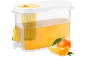 CHANCCI 3.5L Large Drink Dispenser with Tap,Fridge Water Dispenser,Water Dispenser Countertop Beverage Dispenser, Large Cold Water Dispenser for Party Drink, Juice, Iced Tea, Lemonade