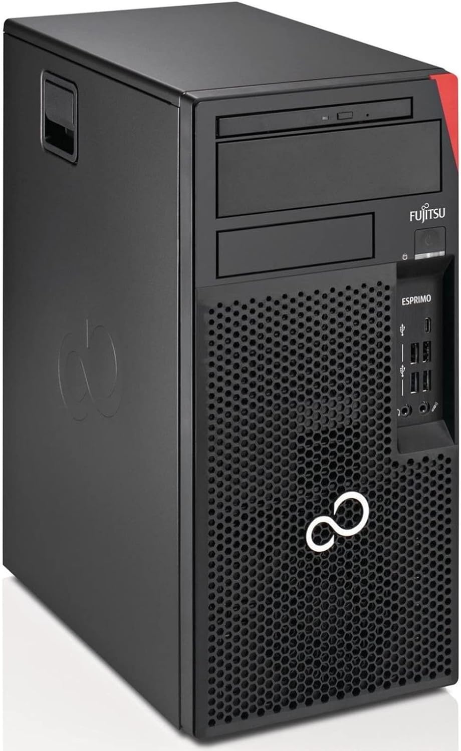 Fujitsu PC Desktop Tower Esprimo P757, Procesador Core i7-6700T, Memoria RAM 8GB, Disco SSD 240GB, Windows 11 Pro (Reacondicionado)