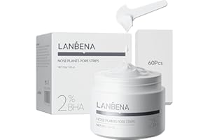 LANBENA Eliminador de cabeza negra - mascarilla exfoliante para la nariz y la cara, incluido el kit de eliminación de cabeza negra de lanbena - 1.05oz