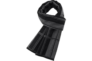 Kotashion Homme Écharpe D'hiver Tendance à Carreaux Chaude Douce et Agréable pour La Peau Cadeau pour Homme