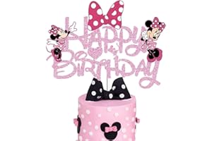 NIUMOWANG Decorazioni torta, Decorazione per Torta, Topper per Torta Happy Birthday, cake topper compleanno, Principessa Cake Toppers, Per Ragazza Feste Di Compleanno
