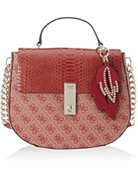 Guess - Hwsp6786180, Bolsos de mano Mujer, Rosso (Bordeaux), 10.5x18x24 cm (W x H L)