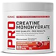 GNC Pro Performance Creatine Monohydrate - 3000mg Creatine Per Scoop | Micronized for Faster Absorption | Boosts Energy, Muscle Volume & Performance | Gluten-Free | Cranberry | 250gm