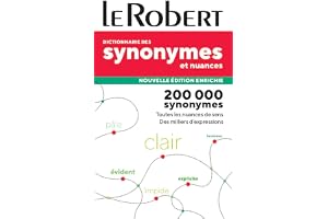 Dictionnaire des synonymes et nuances Poche - Nouvelle édition: French Thesaurus from Le Robert