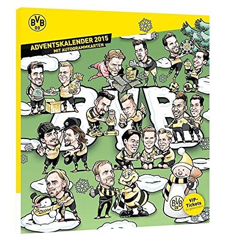 Preisvergleich Produktbild BVB-COMIC-ADVENTSKALENDER 2015 / 2016 mit Autogrammkarten