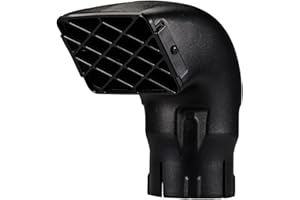 Blueshyhall Snorkel Auto, Tête de filtre d'admission d'air Offroad Auto, Tuyau d'admission d'air Auto, Filtre à air pour snorkel d'admission, Collecteur de poussière Auto Tête d'admission d'air (89mm)