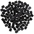 FROCEL Car Wheel Universal Tire Stem Covers for Cars, Bike and Bicycle, Trucks, Motorcycles Heavy-Duty Valve Cap Covers Pices (100 caps)