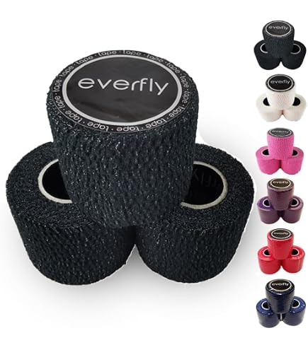 6 Rouleaux De Tape élastique Pour Sport - 38 Mm X 6 M - Adhésif Fort, Résistant à La Sueur - Crossfit, Haltérophilie - 8