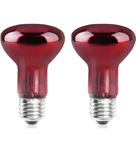 Lampada Riscaldante Rettili 50W E27 - Lampadina A Infrarossi Notturna Dimmerabile Per Terrario - Foto 3