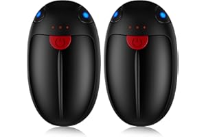 VTHW Hand Warmers Rechargeable 2 Pack, Electric Hand Warmers Reusable, USB Hand Warmer 20 Hrs Warmth 3 Levels Heat, Portable Pocket Handwarmers for Hiking Golf Raynaud's Arthritis