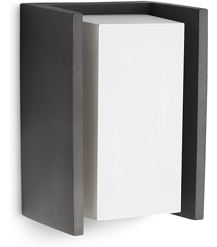 Philips Lampione LED Da Esterno Arbour - 6W, Luce Bianca Calda, Resistente All'Acqua