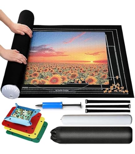 RYAN Puzzlematte Zum Aufrollen - Praktisch Für 1500 Teile Puzzle