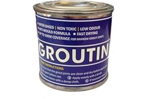 RAINBOW CHALK MARKERS LIMITED White Tile Grout Paint Ideal to refurbish Tile Grout in bathrooms and Kitchens