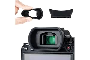 KIWIFOTOS Okulary muszla oczna do Sony Alpha A7 A7II A7III A7R A7RII A7RIII A7RIV A7S A7SII A9 A9II A58 A99II zastępuje Sony FDA-EP18 FDA-EP16 FDA-EP15 Eye Cup