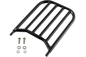 AIRCMT Backrest Sissy Bar Rear Luggage Rack For 2014-2019 Indian Chieftain Chief Springfield Roadmaster Dark Horse Classic Vintage(Black)