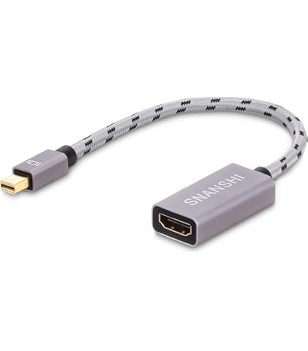 Leloco Mini DisplayPort Auf HDMI Adapter - 4K Ultra HD Für MacBook & Surface Pro