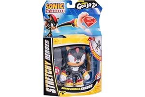 HEROES OF GOO JIT ZU Bandai, Heroes de Goo JIT Zu Figura de Accion, Universo Sonic The Hedgehog, Shadow, Estruja y Aplasta Multicolor CO43054