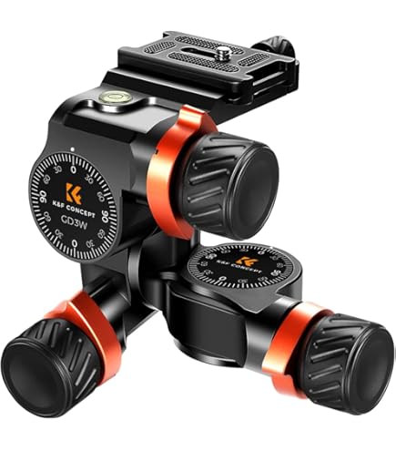 JOBY Ballhead 3K Pro – Rotule à Billes Précision Arca-Swiss Made In Italy Pour Hybride Premium, Charge 3 Kg, JB91568-BWW