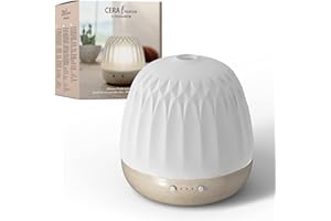 PRANAROM - Cera Barocco - Difusor Ultrasonico Madera/Ceramica