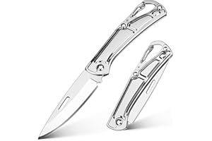 DRACHENADER Q-F UK Legal Manual Open Knife with 2.91" / 7.4 cm 420 Stainless Steel Blade, Compact Pocket Knife for Everyday Tasks, Letter Opening, and DIY