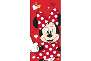 Jerry Fabrics Disney Minnie Mouse Pink Duschtuch Strandtuch Badetuch 70 x 140 cm