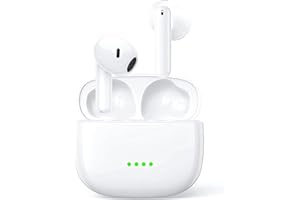 WFSRTGSS Wireless Headphones,Wireless Bluetooth 5.3 Earbuds, Touch Control, Easy-Pairing, 24H Playtime,Noise Cancellation Built-in Mic with Charging Case, IPX8 Waterproof Earphones for iphone/Android/IOS