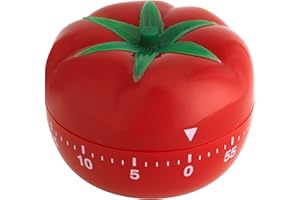 TFA DOSTMANN TFA Timer a Forma di Pomodoro, Rosso, 6.7 cm