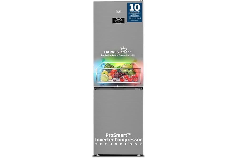 Beko 366L Double Door Refrigerator