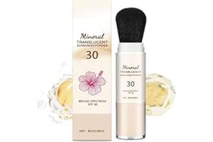 HUOWEH Hawaiian Tropci Scalp P-owder,Powder Sunscreen,Hawaiian Tropci Mineral Protection Sunscreen Powder SPF 30 UVA plus UVB Protection, Beach Sweatproof Face Sunblock Powders for Face and Body