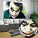 Produktbild great-art Poster Joker Wandbild Dekoration Heath Ledger Batman The Dark Knight Clowns Film Gotham Bösewicht DC Comic DC Universe | Wandposter Fotoposter Wanddeko Bild Wandgestaltung by (140 x 100 cm)