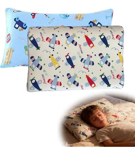 Kopfkissenbezug 40x60 Kinder - 2er Pack 100% Baumwolle Kissenbezug mit Umschlagverschluss