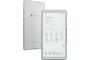 VIWOODS 6.13’’ Carta 1300 AiPaper Reader with 4G Connectivity, Ultra-Thin & Light E Ink eReader Device, AI Integrated, 300 PPI, Adjustable Front Light, 128GB Storage